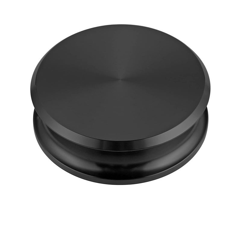 Neoteck Record Weight Stabilizer with Bubble Level 11oz Premium Aluminum Vinyl Record Stabilizer-Low Profile to Fits Under Dust Cover of Turntable Vinyl Disc LP Record Player for Vibration Balanced - Image 1